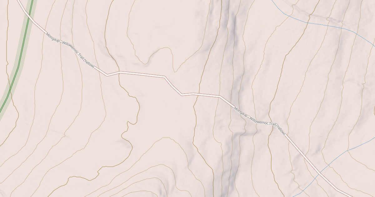 Map preview of Mongaup Willowemoc Trail