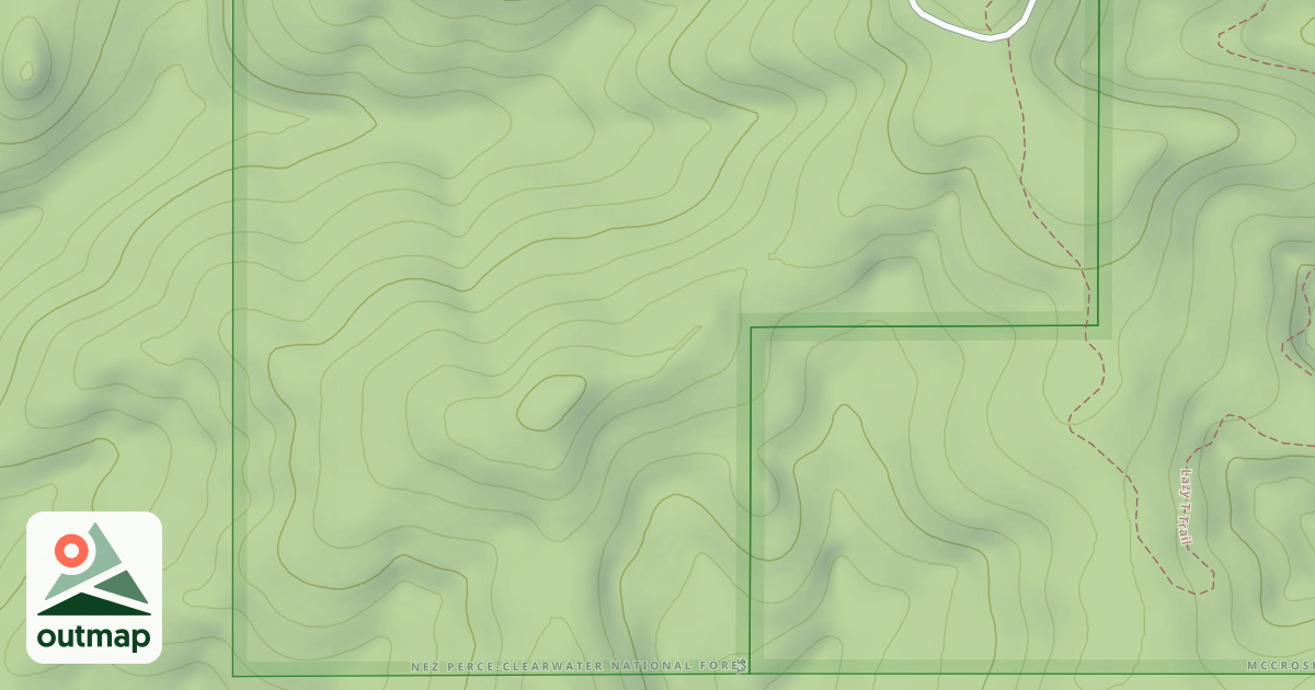 Map of LOWER MIDDLE FORK