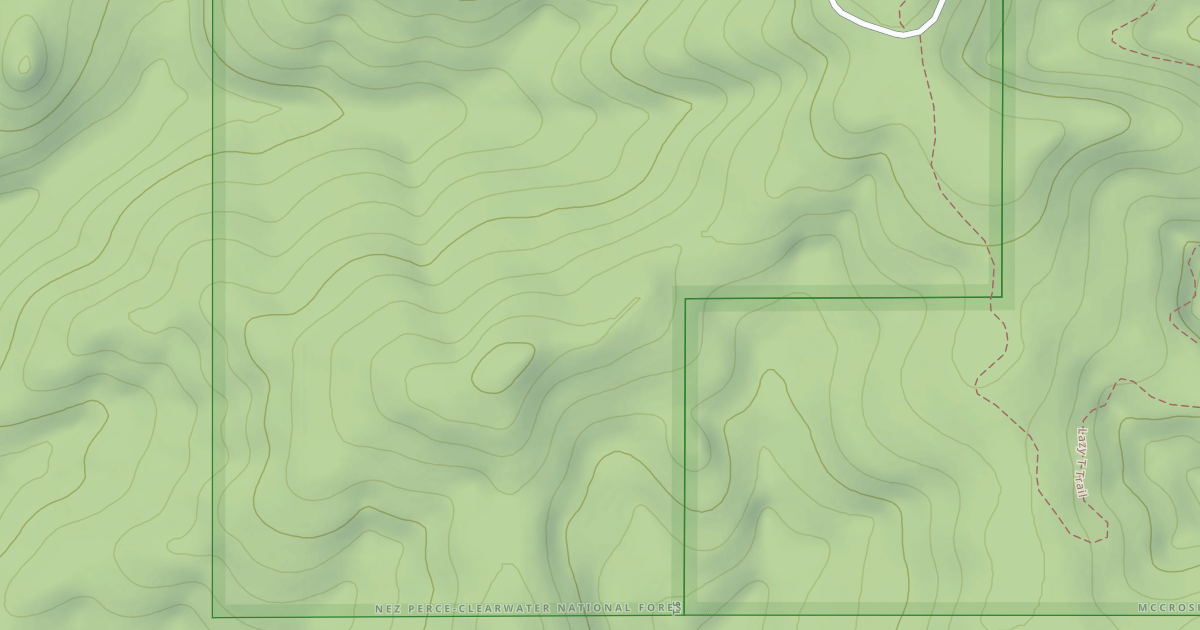 Map preview of LOWER MIDDLE FORK