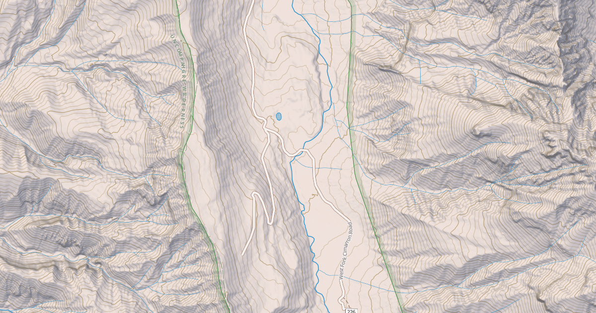 Map preview of WEST FORK CIMARRON