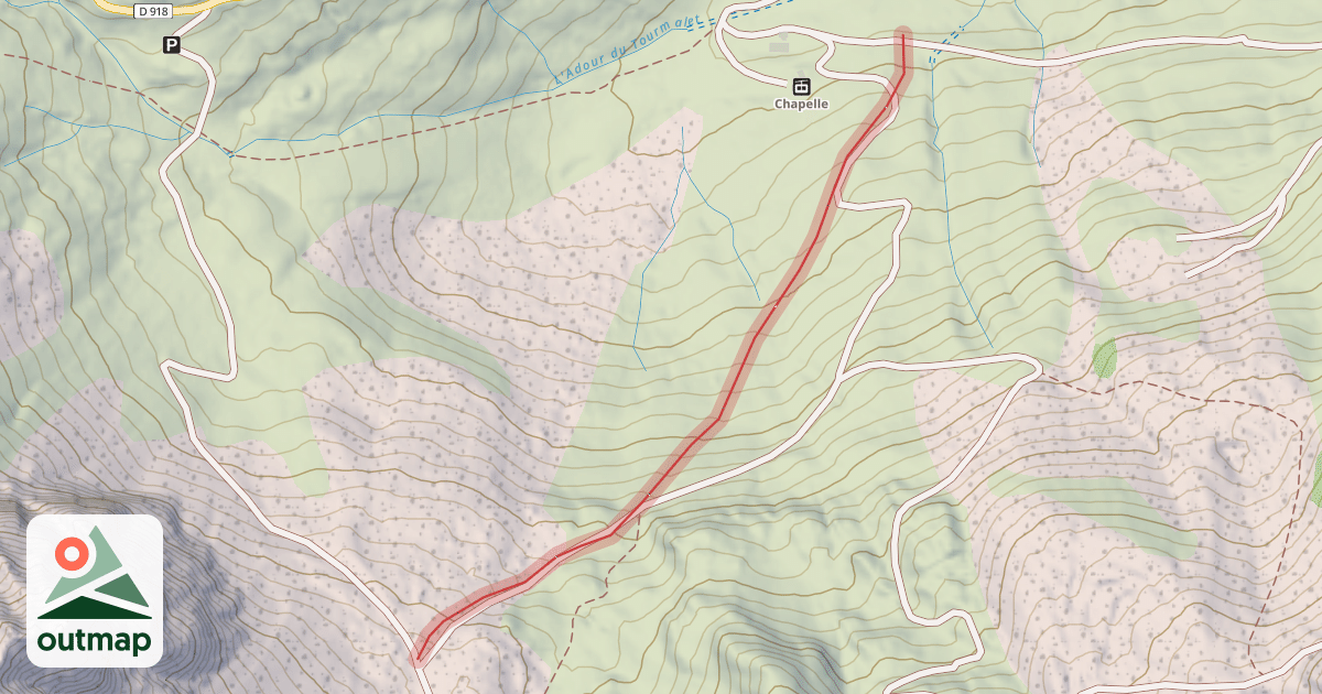 Map of Pourteilh