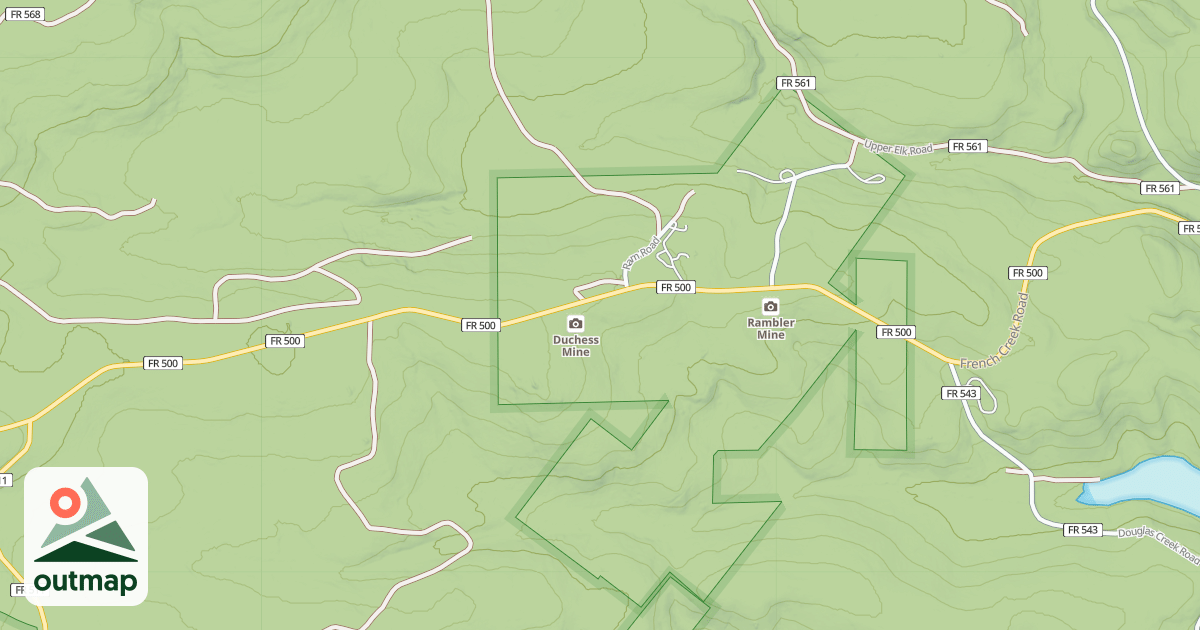 Map of FRENCH CREEK