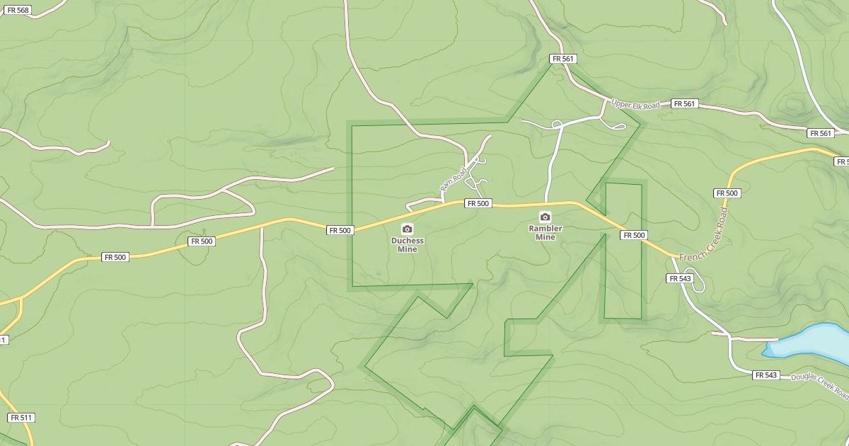 Map preview of FRENCH CREEK