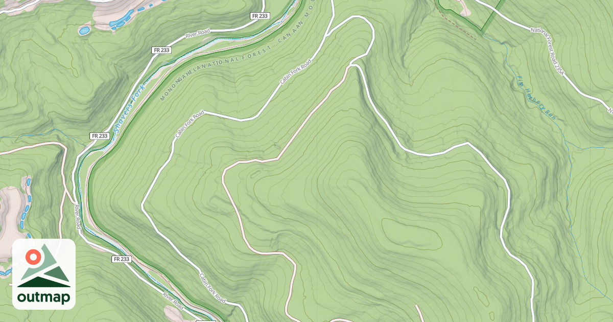 Map of TOLINS TURN