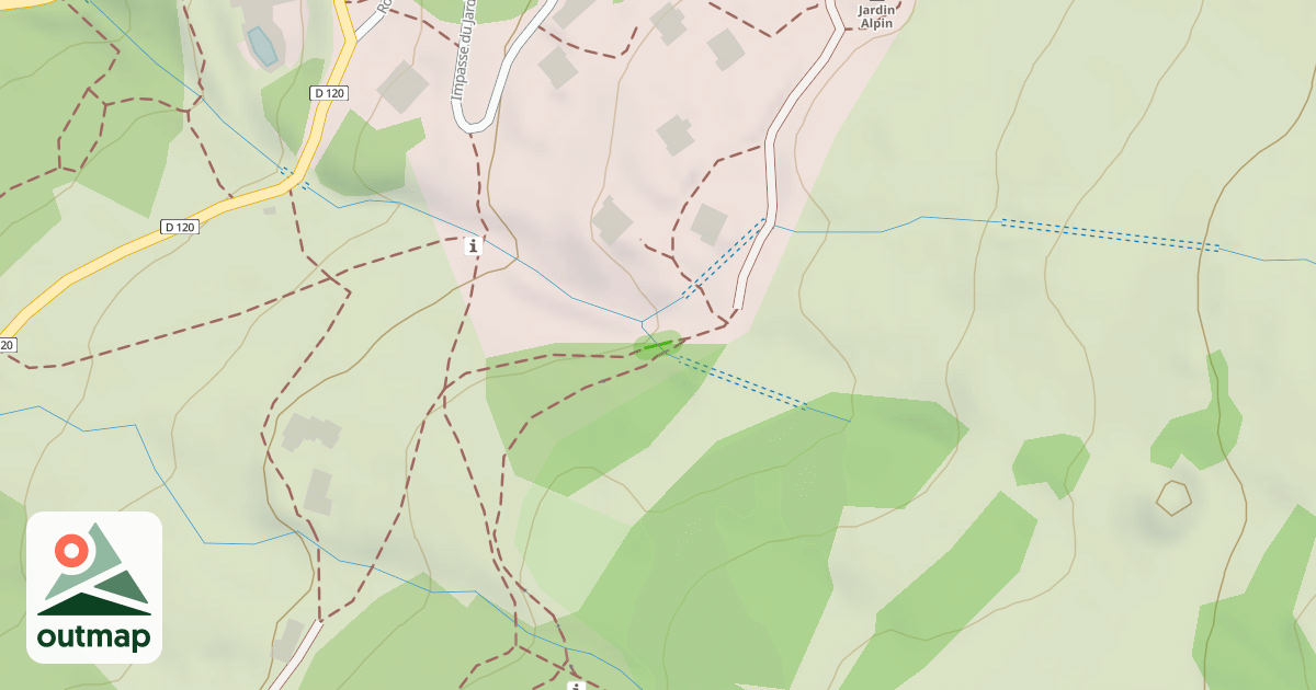 Map of Belvédère