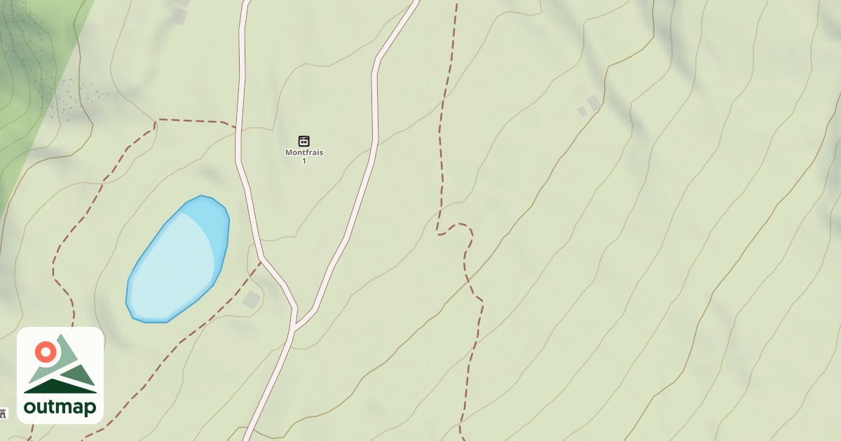 Map of Snowpark Montfrais
