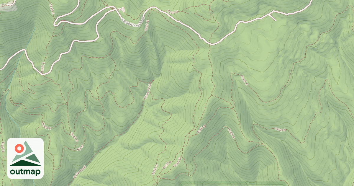 Map of Canfield Mtn Tr Cmplex Tr-7