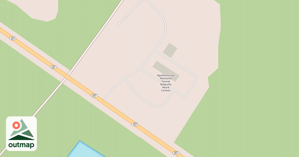 Map of WAKULLA WORK CENTER