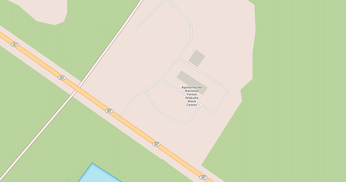 Map preview of WAKULLA WORK CENTER