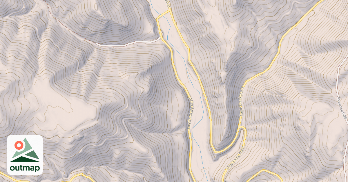 Map of Empire Gulch Snowmobile