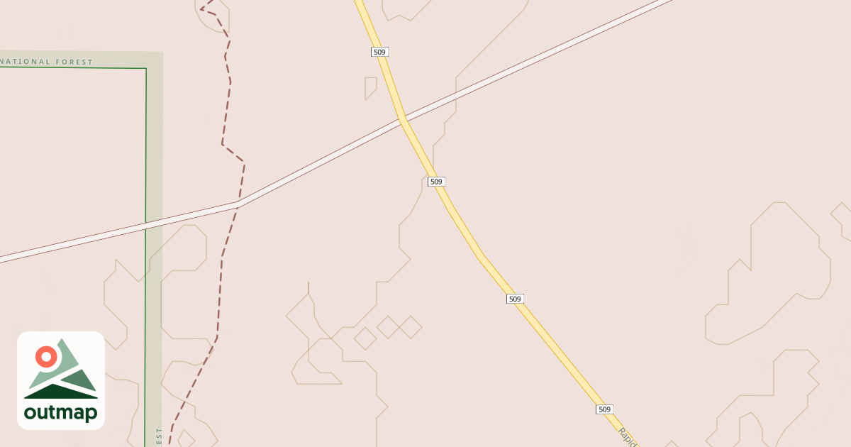 Map of BERGLAND ROAD