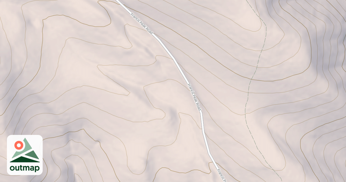 Map of Gwt Francis Peak To Morgan Co.