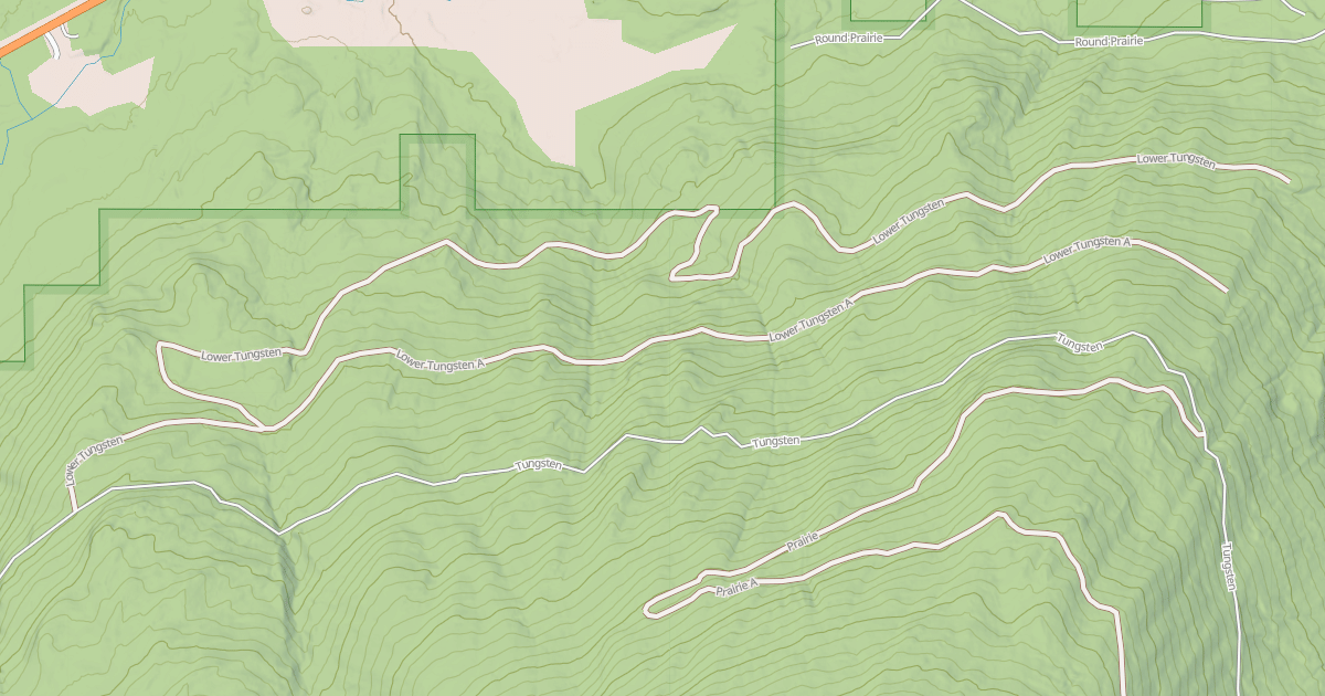 Map preview of LOWER TUNGSTEN