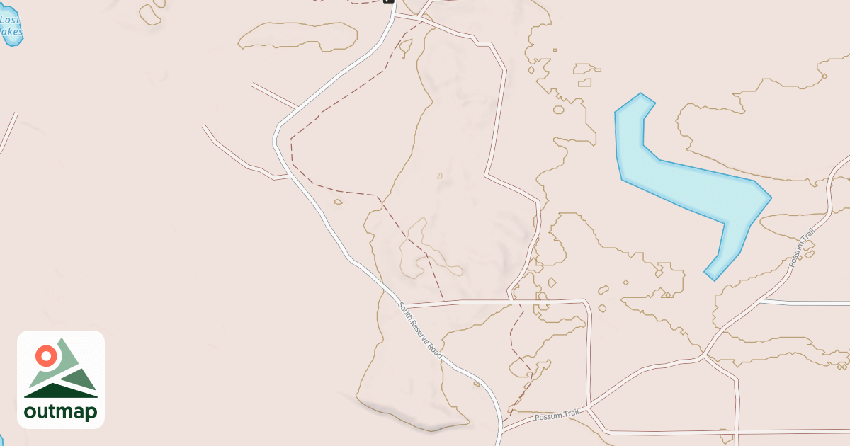 Map of Denton Creek Trail