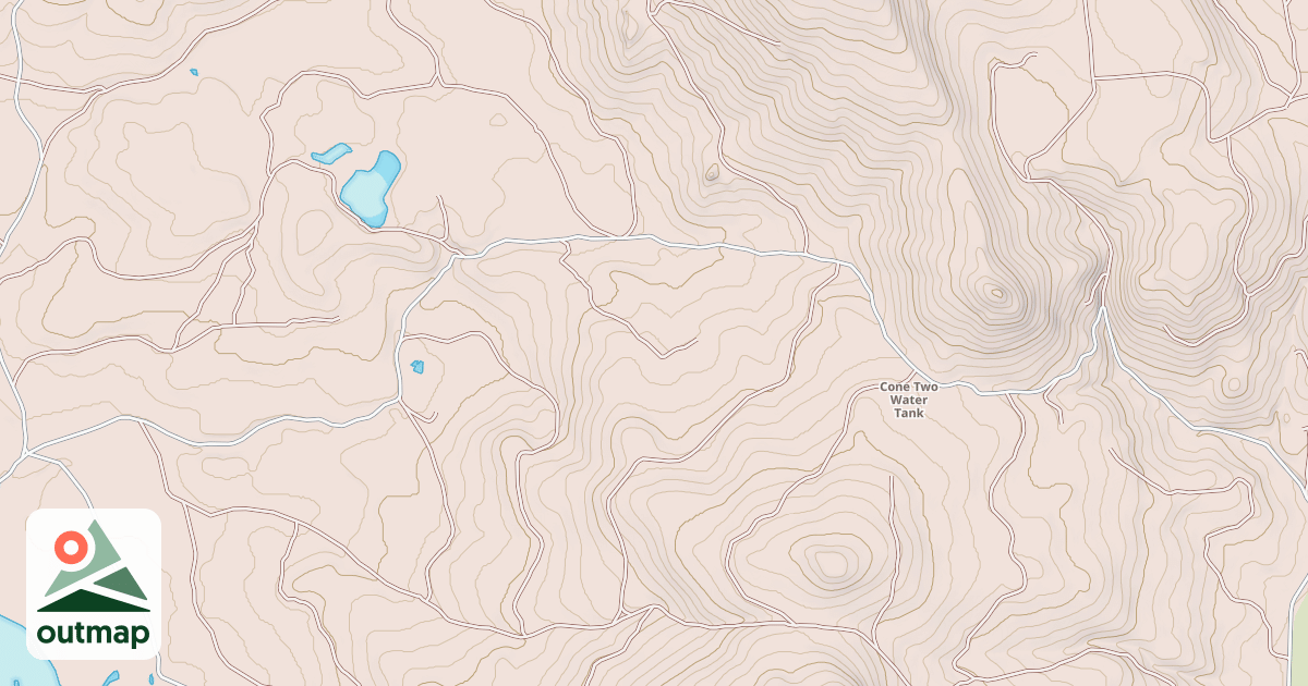 Map of CONE MTN
