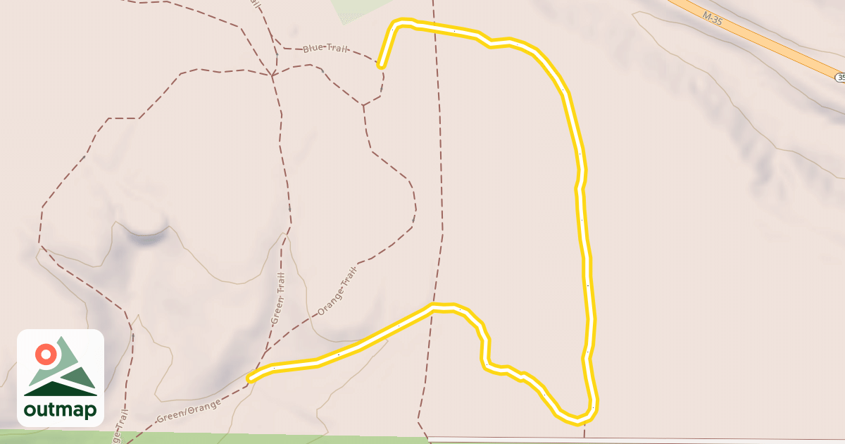 Map of Red Trail