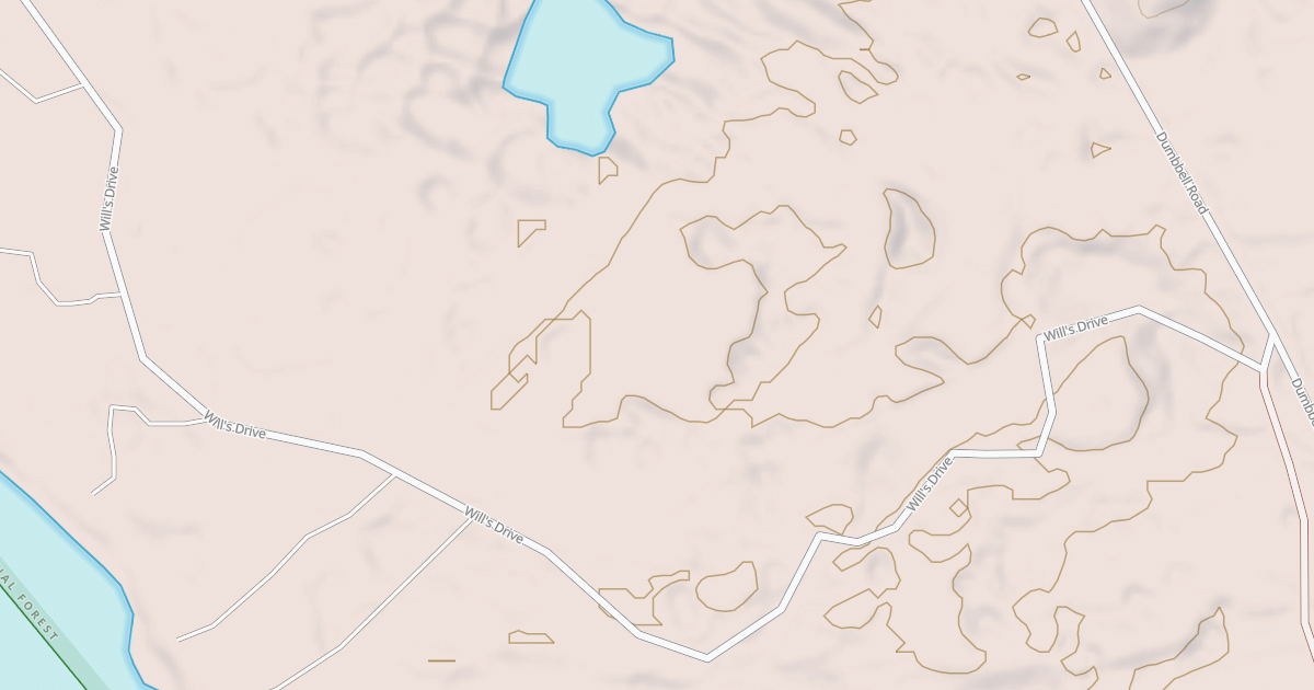 Map preview of DUMBBELL LAKE