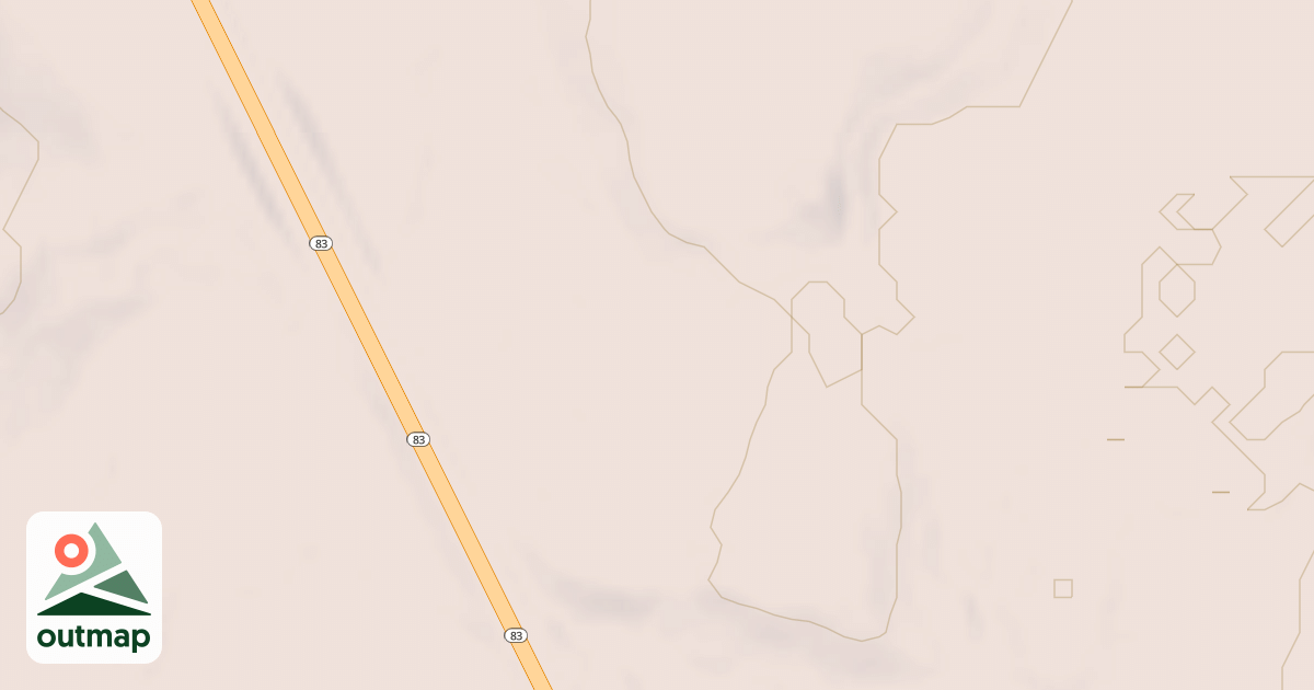Map of NORTH PONY CREEK