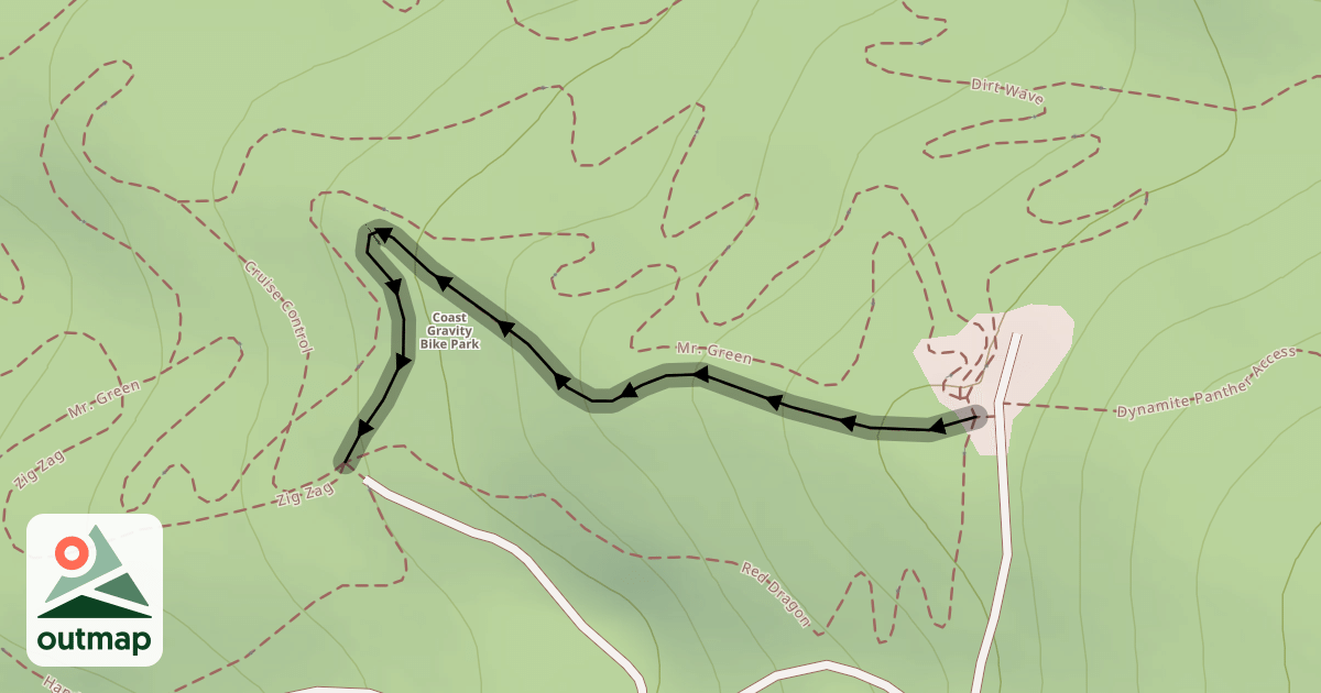 Map of Devil's Elbow