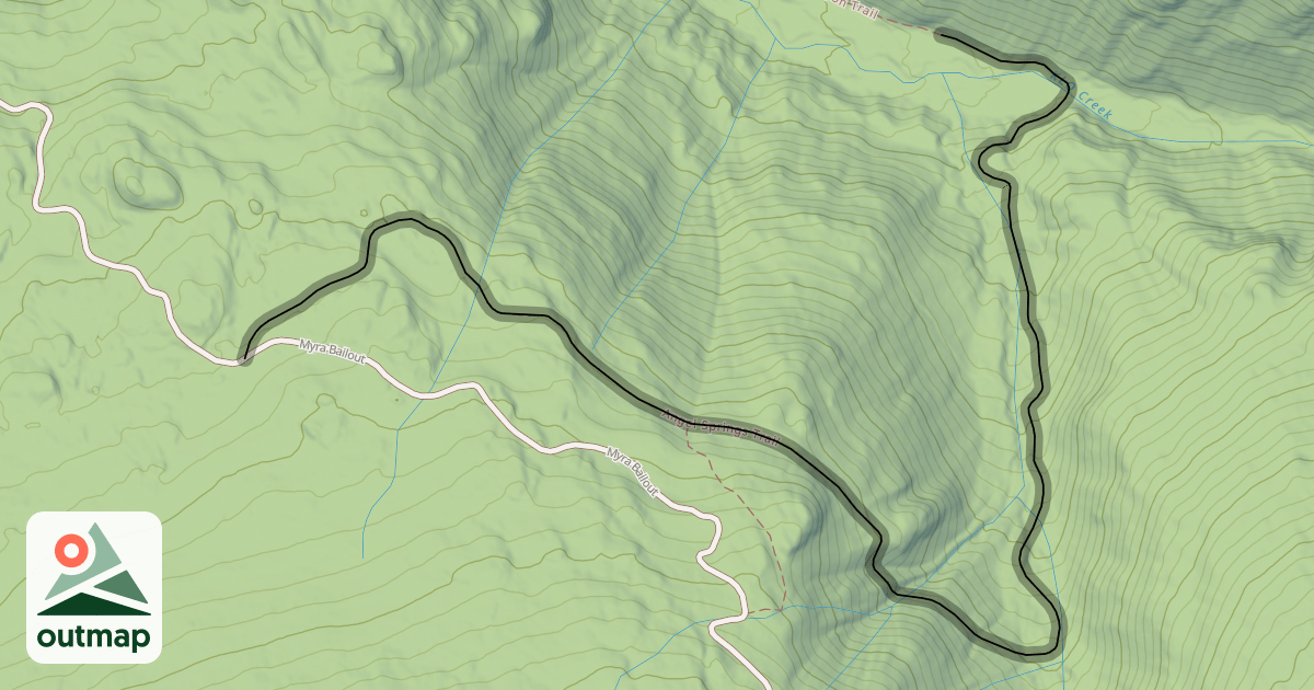 Map of Angel Springs Trail
