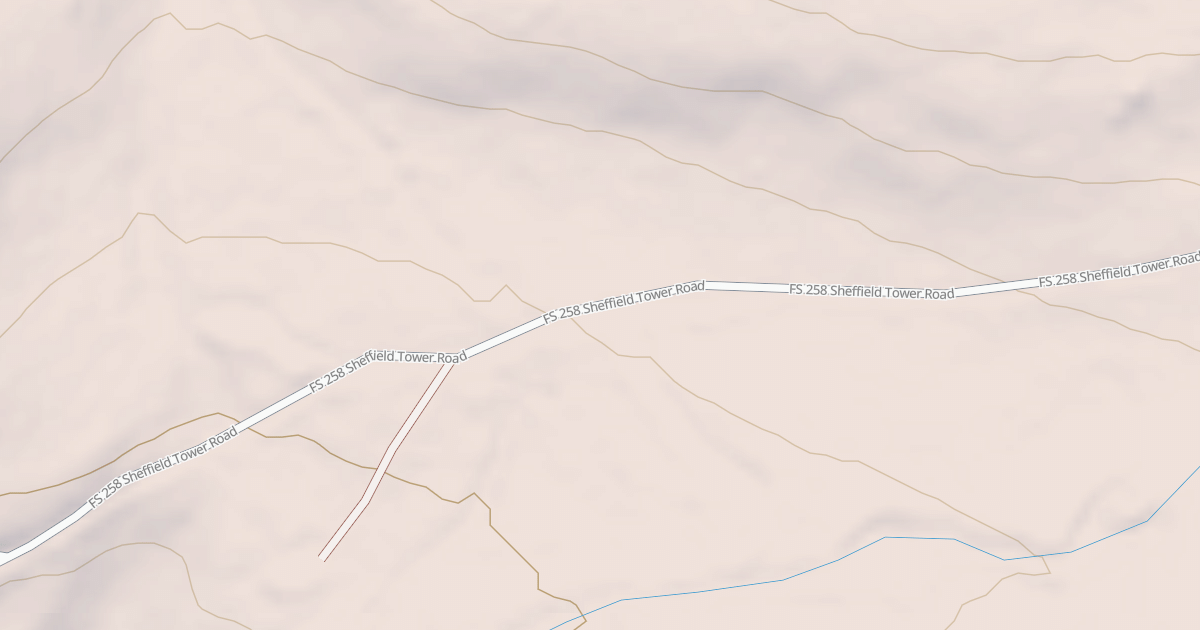 Map preview of SHEFFIELD TOWER