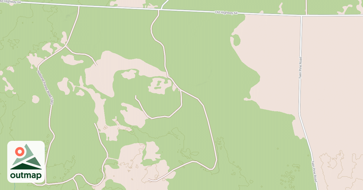 Map of FR 2308J
