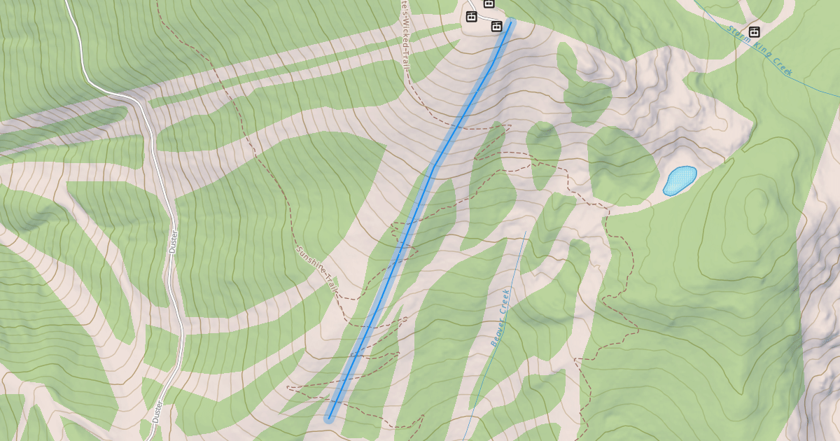 Map preview of Sunshine Lift Line