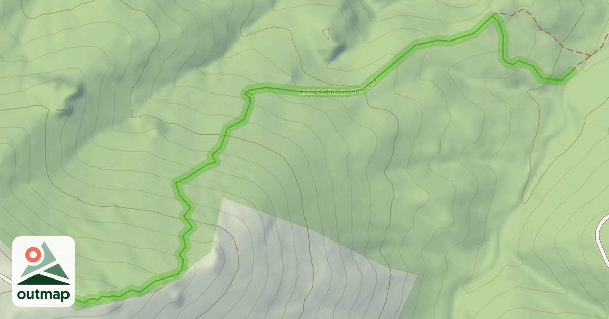 Map of Œufs de Bouc Sauvages