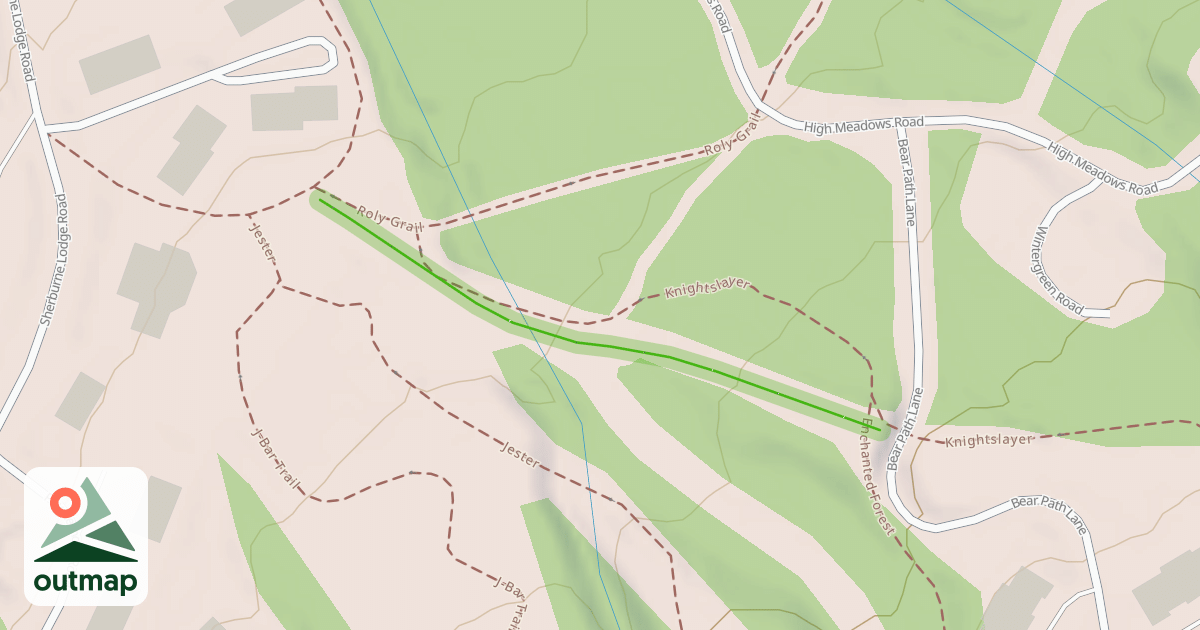 Map of High Meadow Pass
