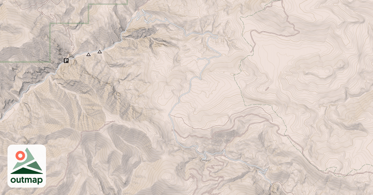 Map of BEAVER CK.- INDIAN CK.
