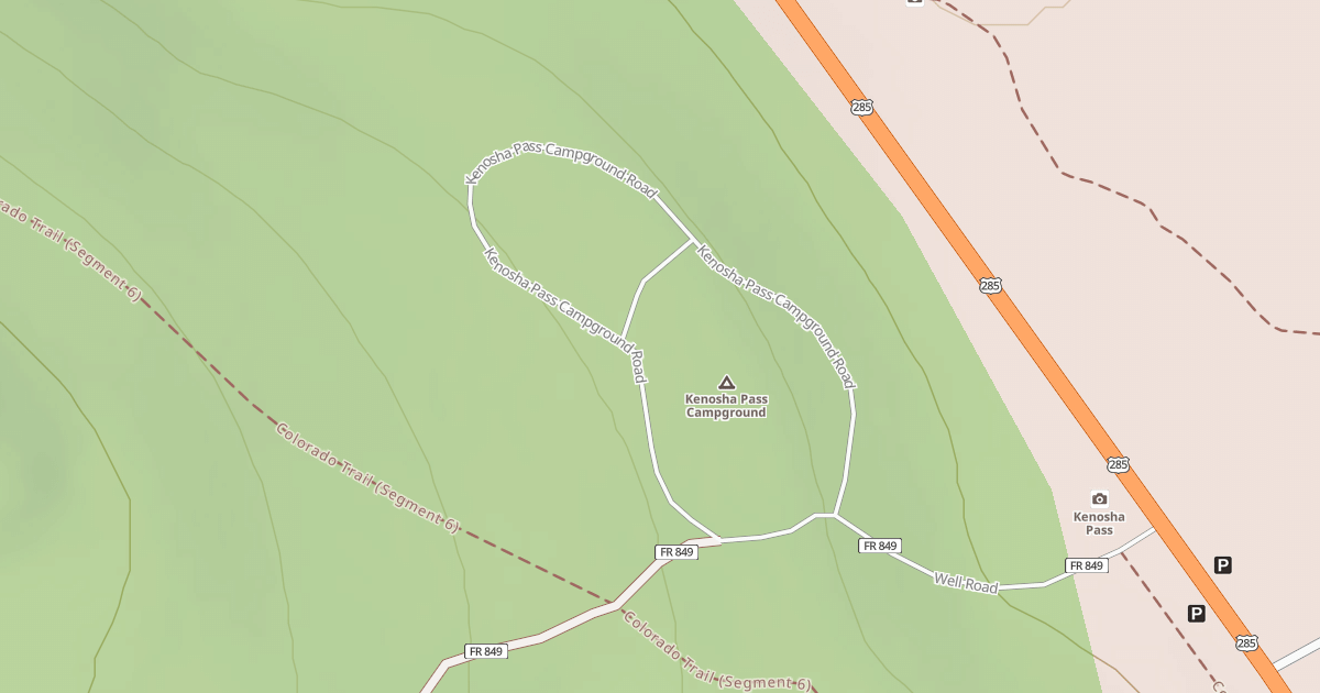 Map preview of KENOSHA PASS CG