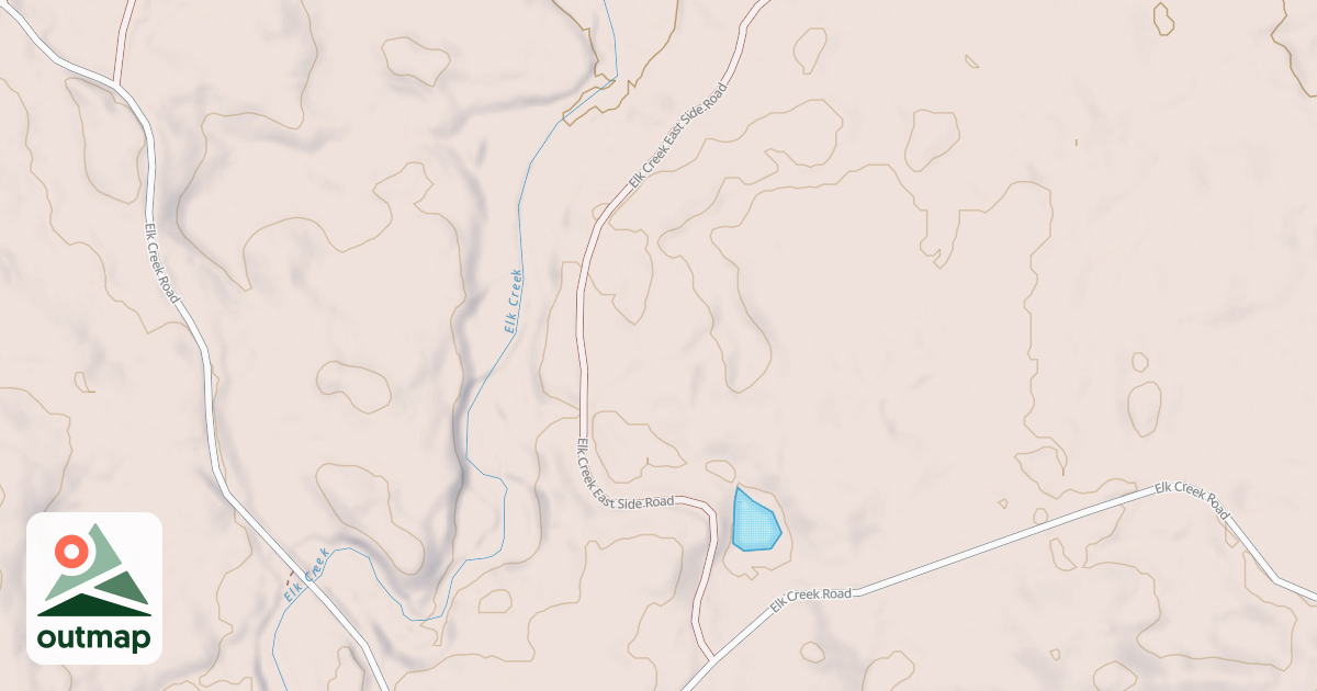 Map of ELK CREEK EAST SIDE