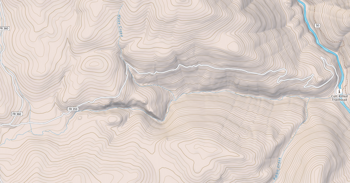 Map preview of COLT CREEK