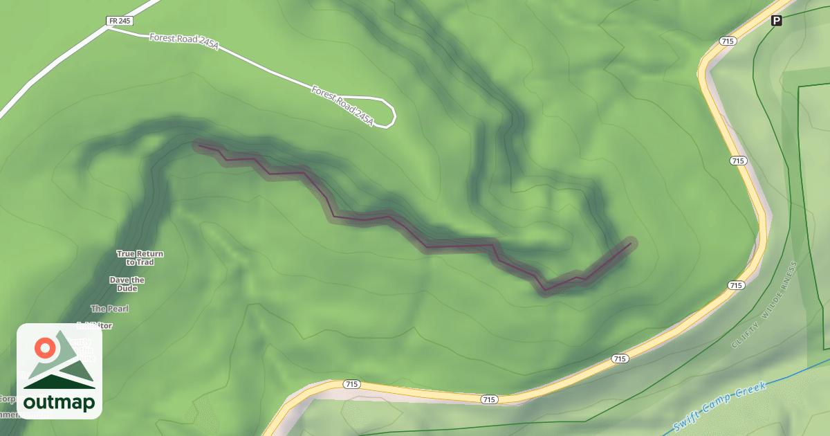 Map of Eastern Sky Bridge