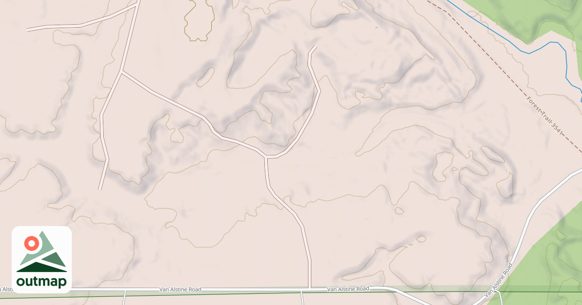 Map of DALTON CREEK SOUTH ROAD