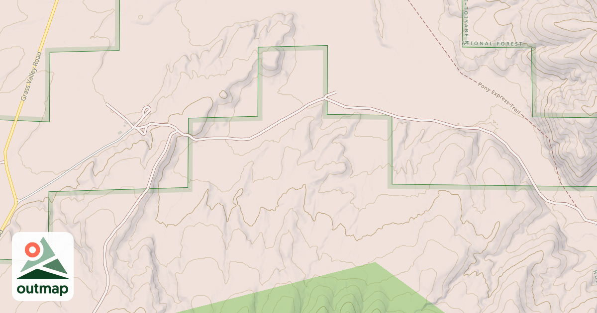 Map of SIMPSON PARK CANYON