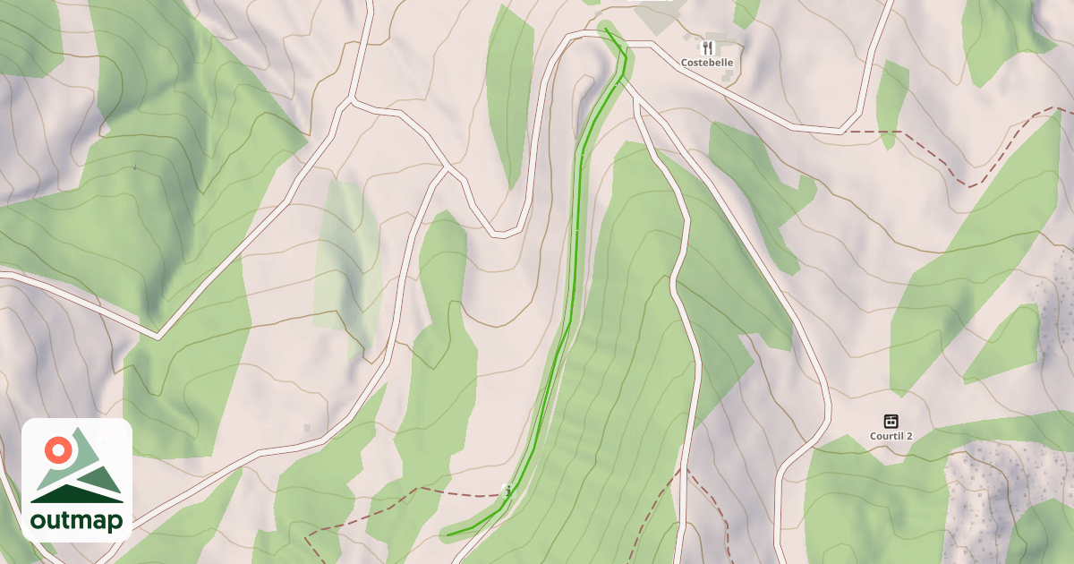 Map of Chemin Supérieur