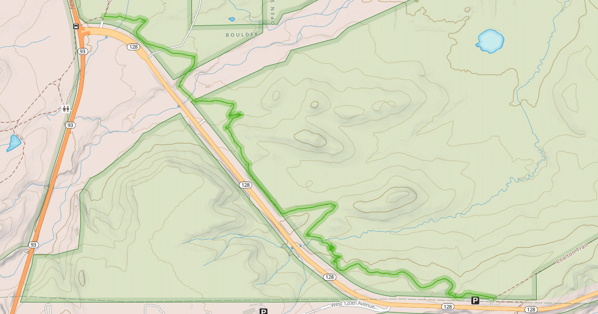 Map preview of High Plains Trail