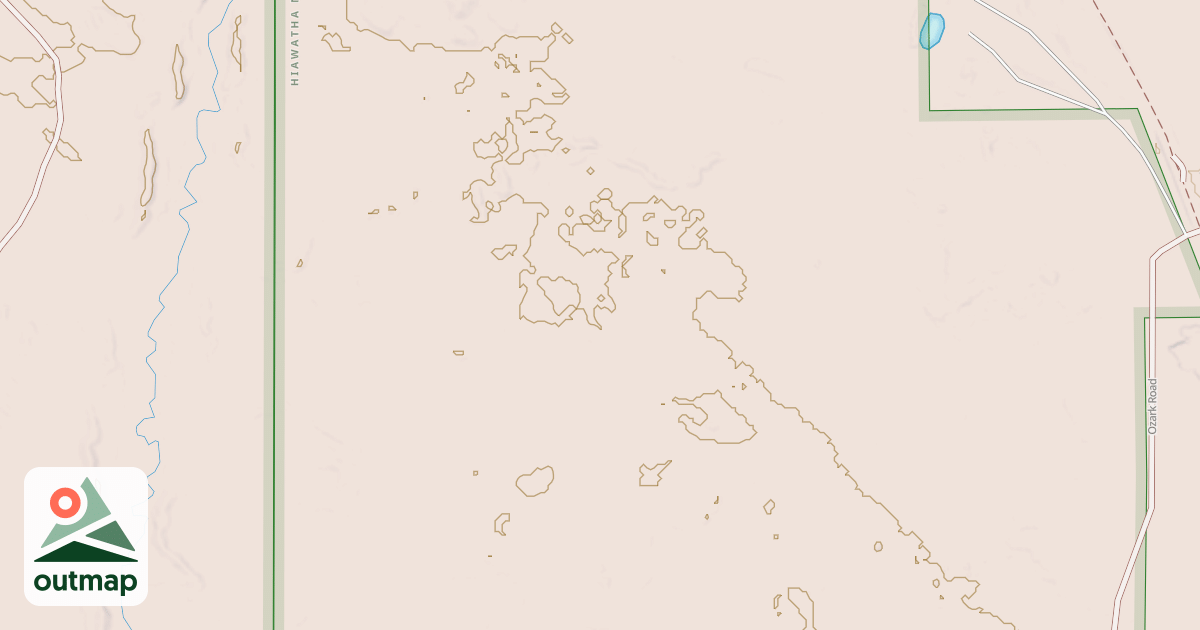 Map of CLARK SPUR A