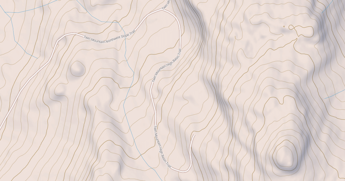 Map preview of TWIN MOUNTAIN HIGH BASIN