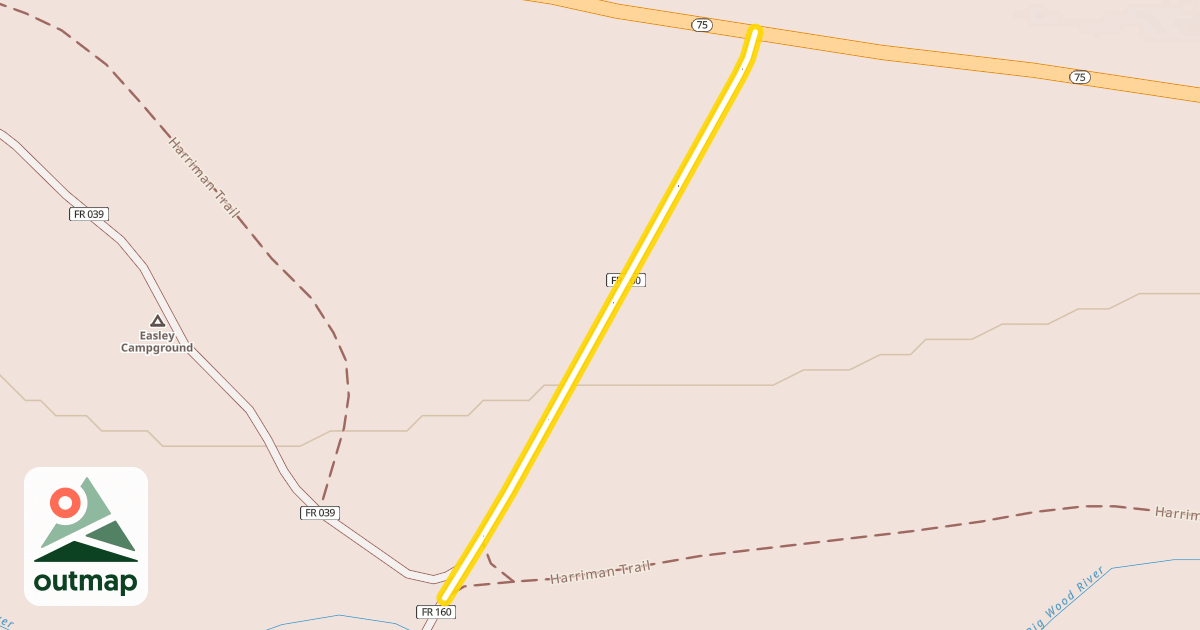 Map of Easley Hot Springs Road