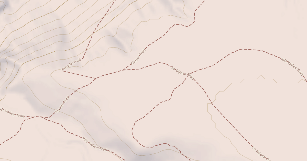 Map preview of La Gijosa Trail