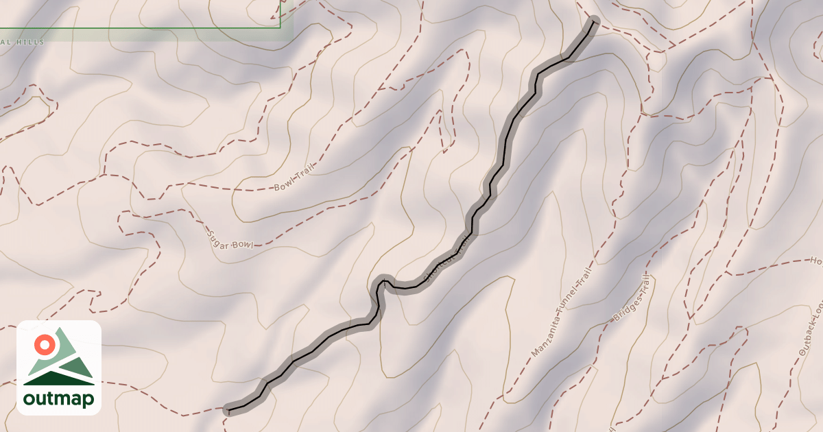 Map of Shortcut Trail