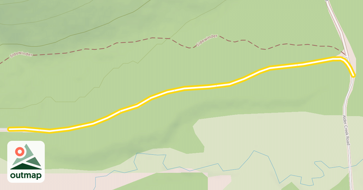 Map of North Euer Valley Road