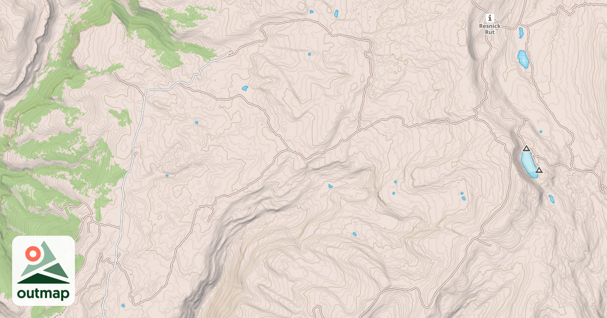 Map of BURNT RIDGE