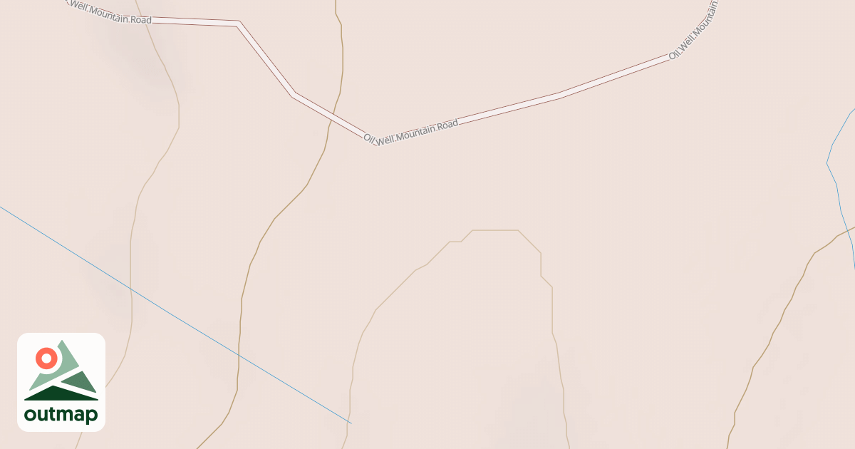 Map of OIL WELL CAMP SPUR