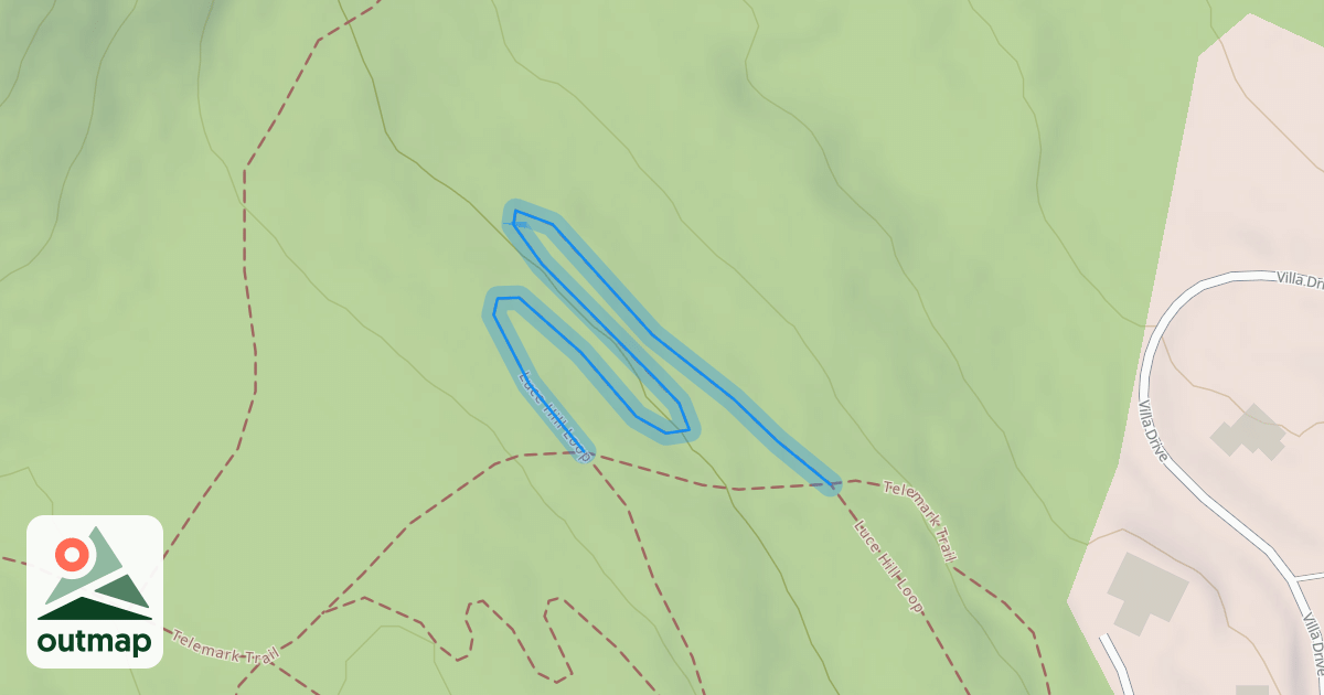 Map of Luce Hill Loop
