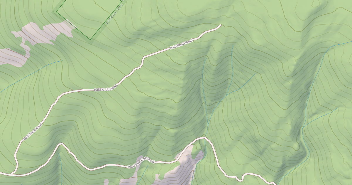 Map preview of BALD KNOB