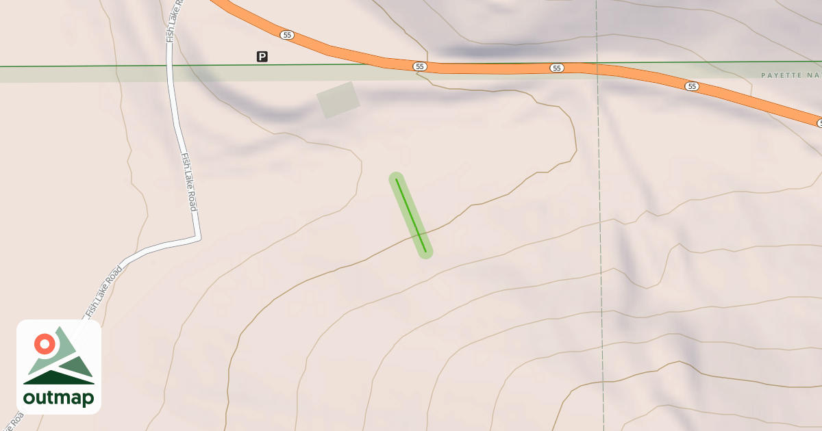Map of Lower Lodge Face