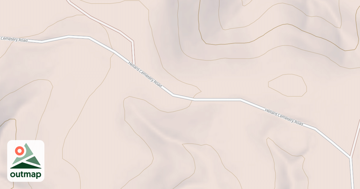 Map of BUZZARD BRANCH